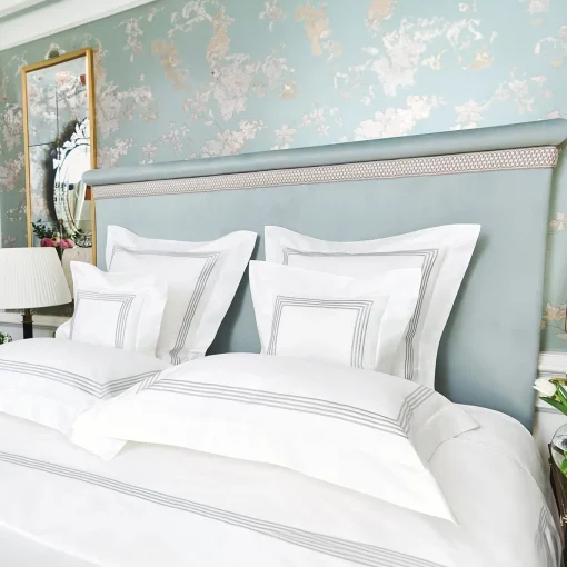 Four Generations White & Grey US King Sheet Set
