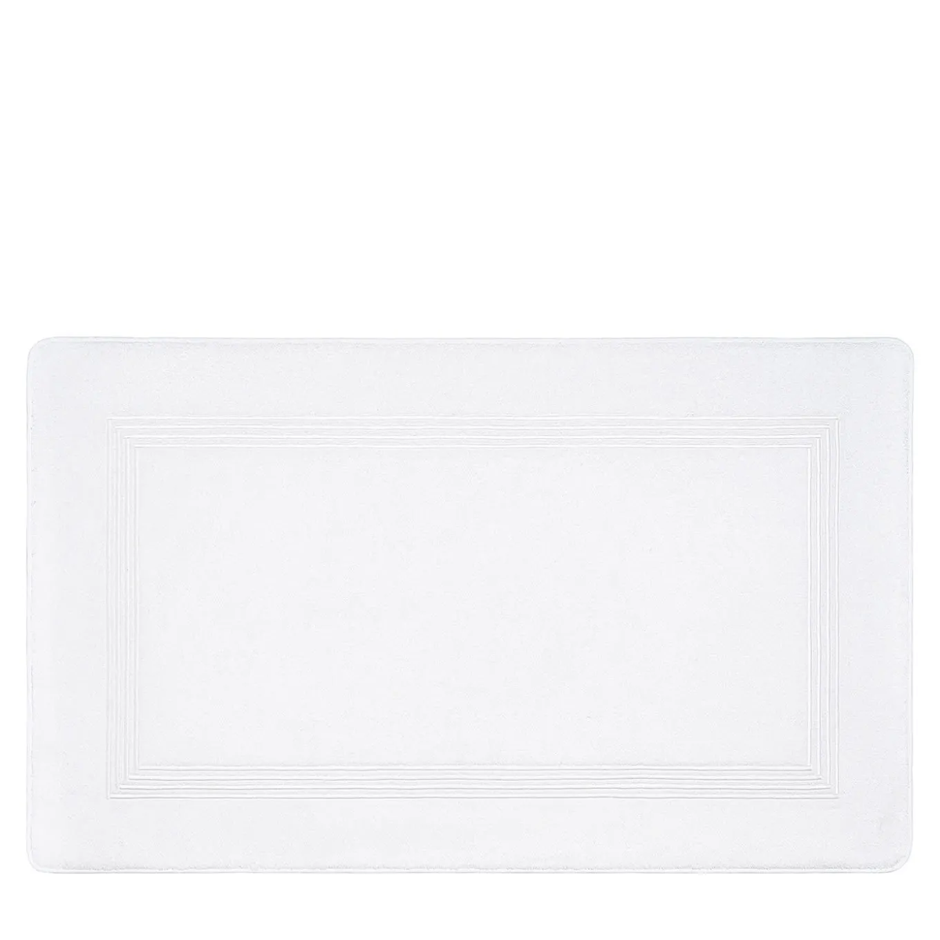 Four Generations White Bath Mat