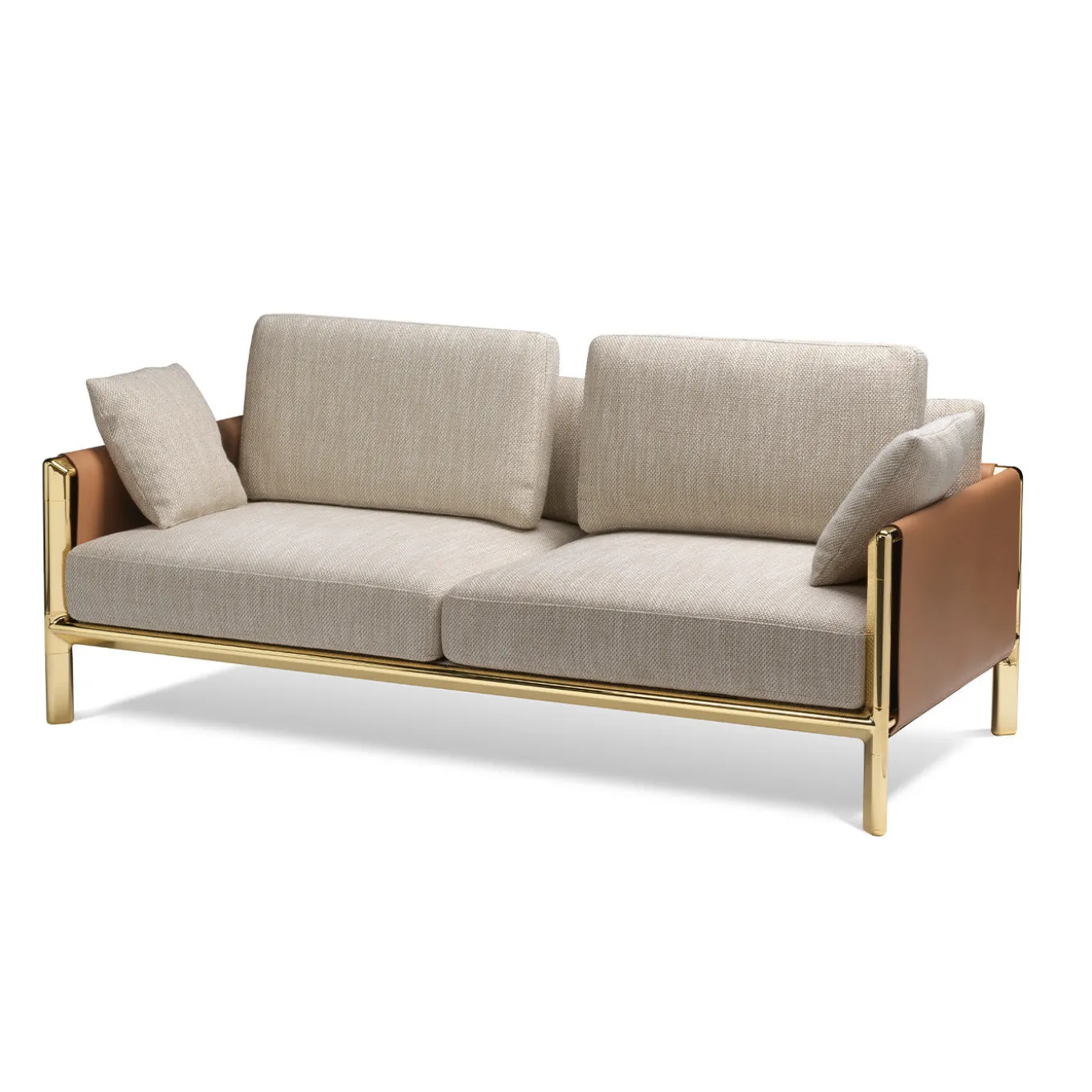 Frame Beige 2-Seater Sofa