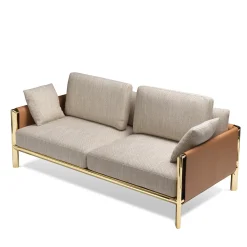 Frame Beige 2-Seater Sofa