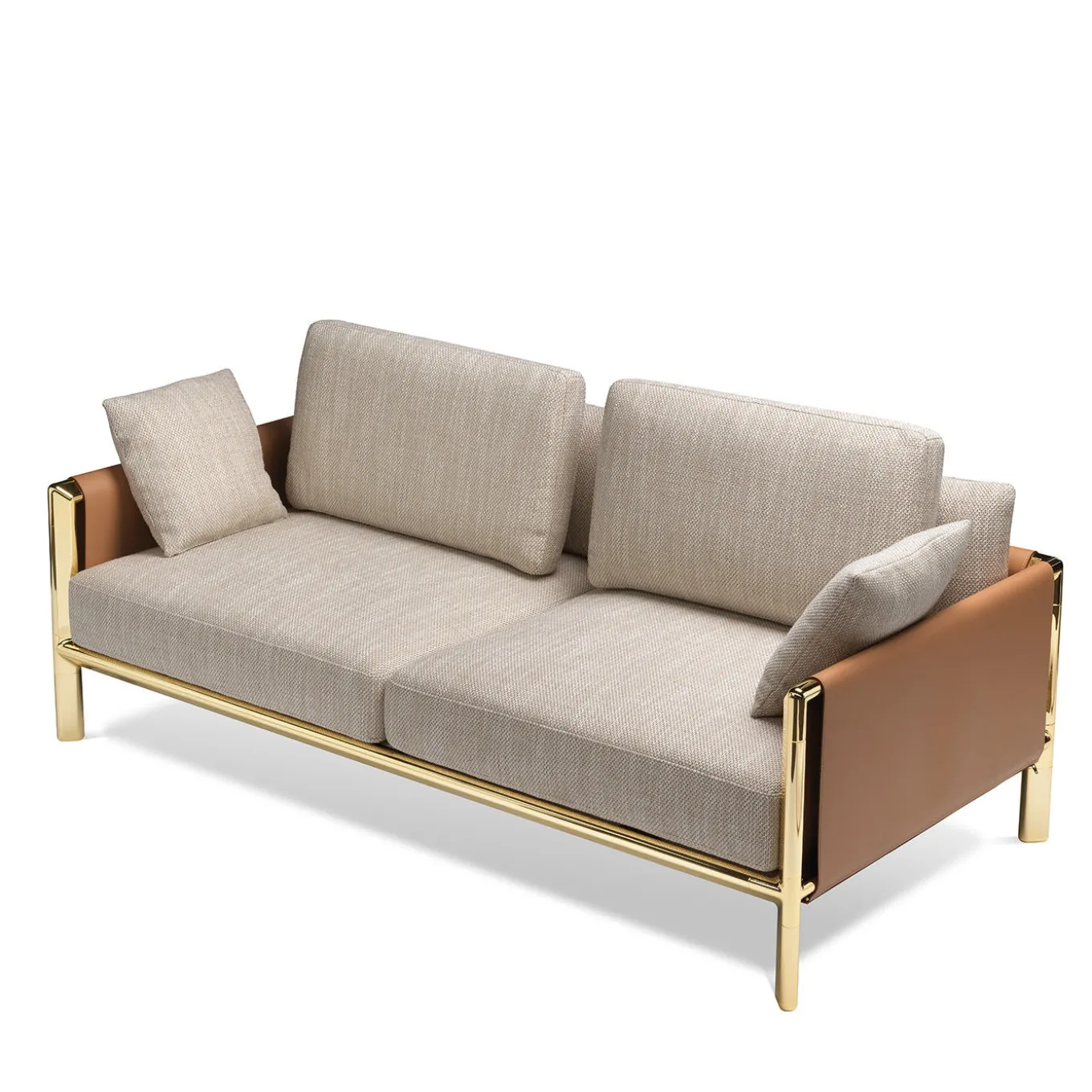 Frame Beige 2-Seater Sofa