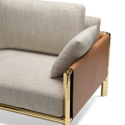 Frame Beige 2-Seater Sofa