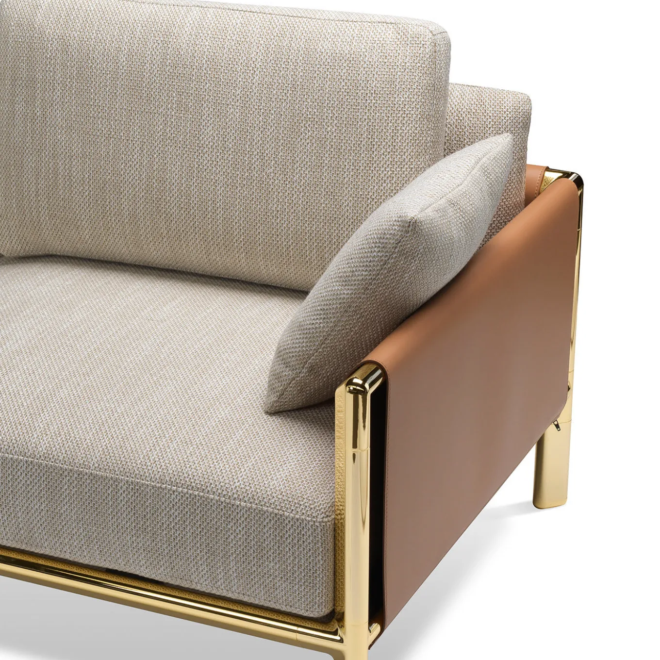 Frame Beige 2-Seater Sofa