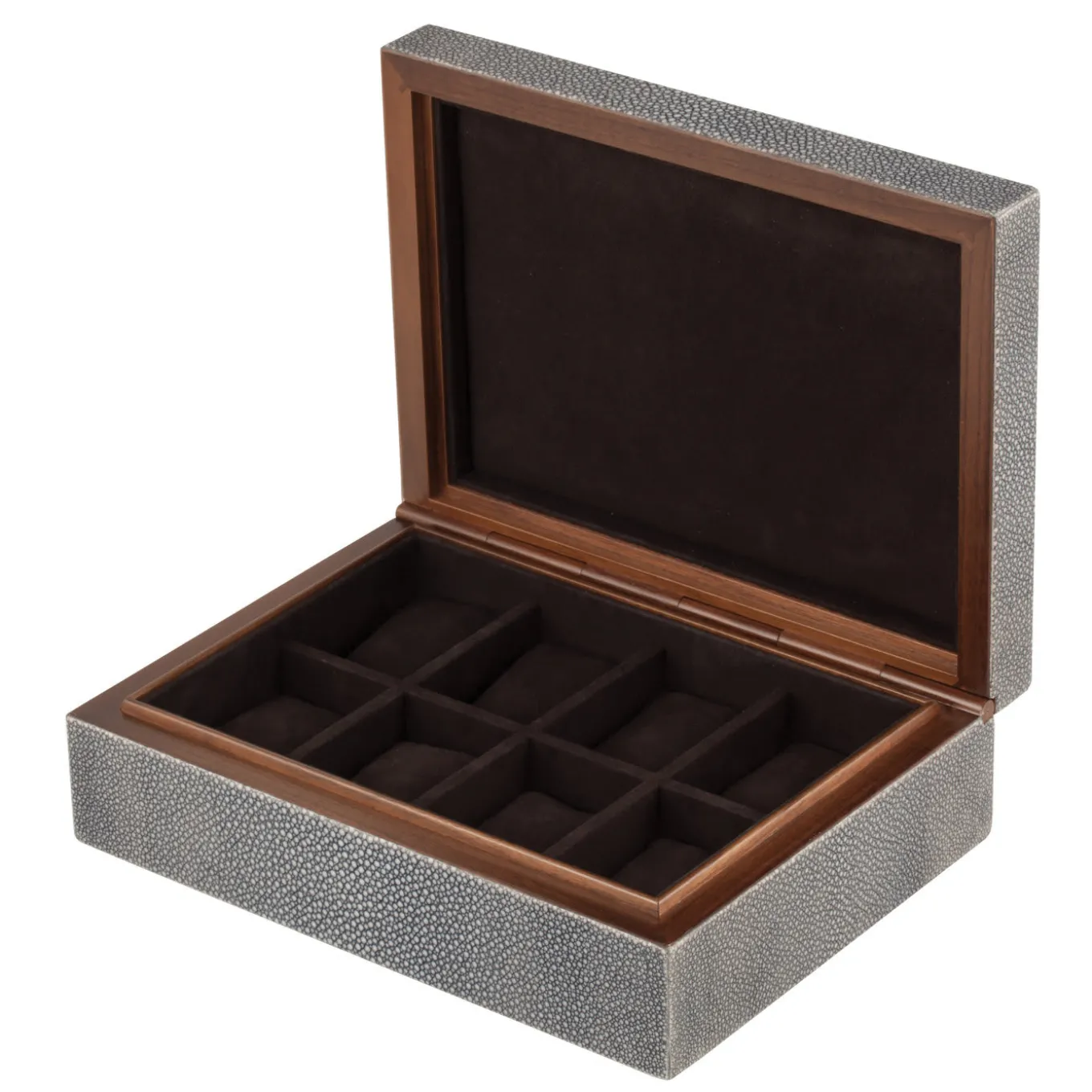 Frank Shagreen Leather Watch Box