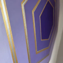 Freedom Purple Octagonal Decorative Panel