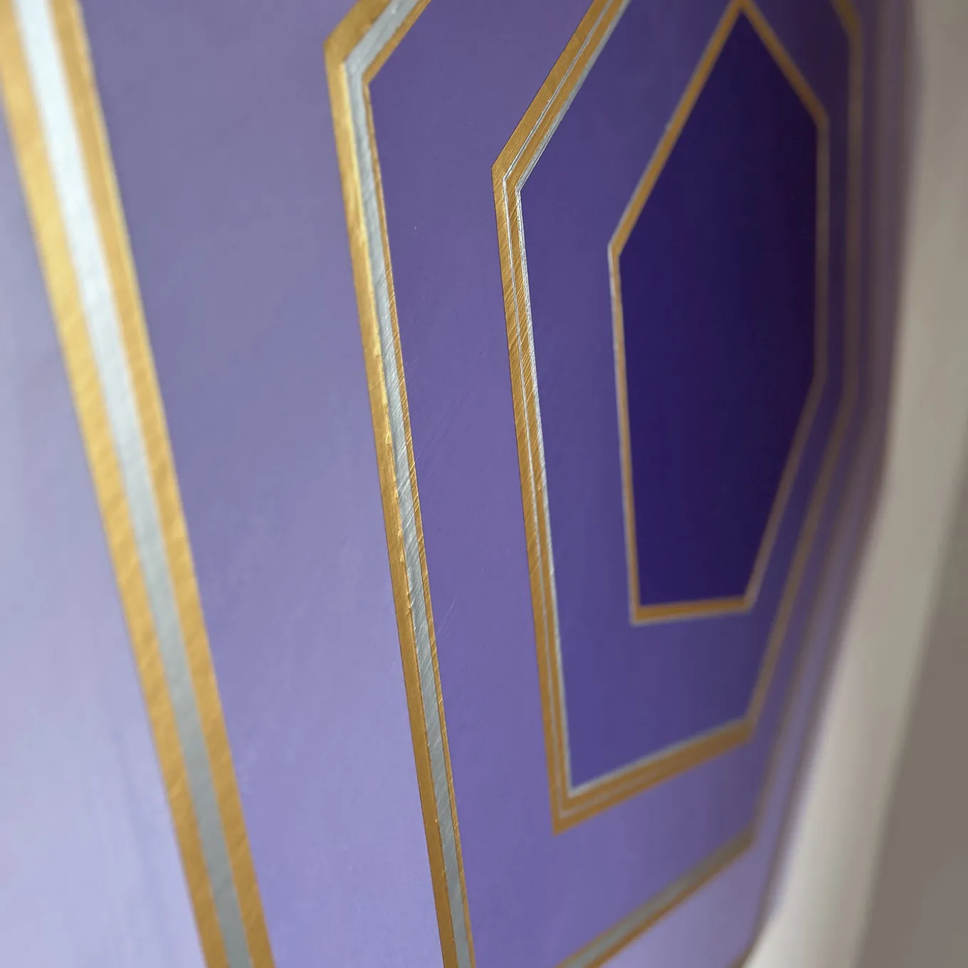 Freedom Purple Octagonal Decorative Panel