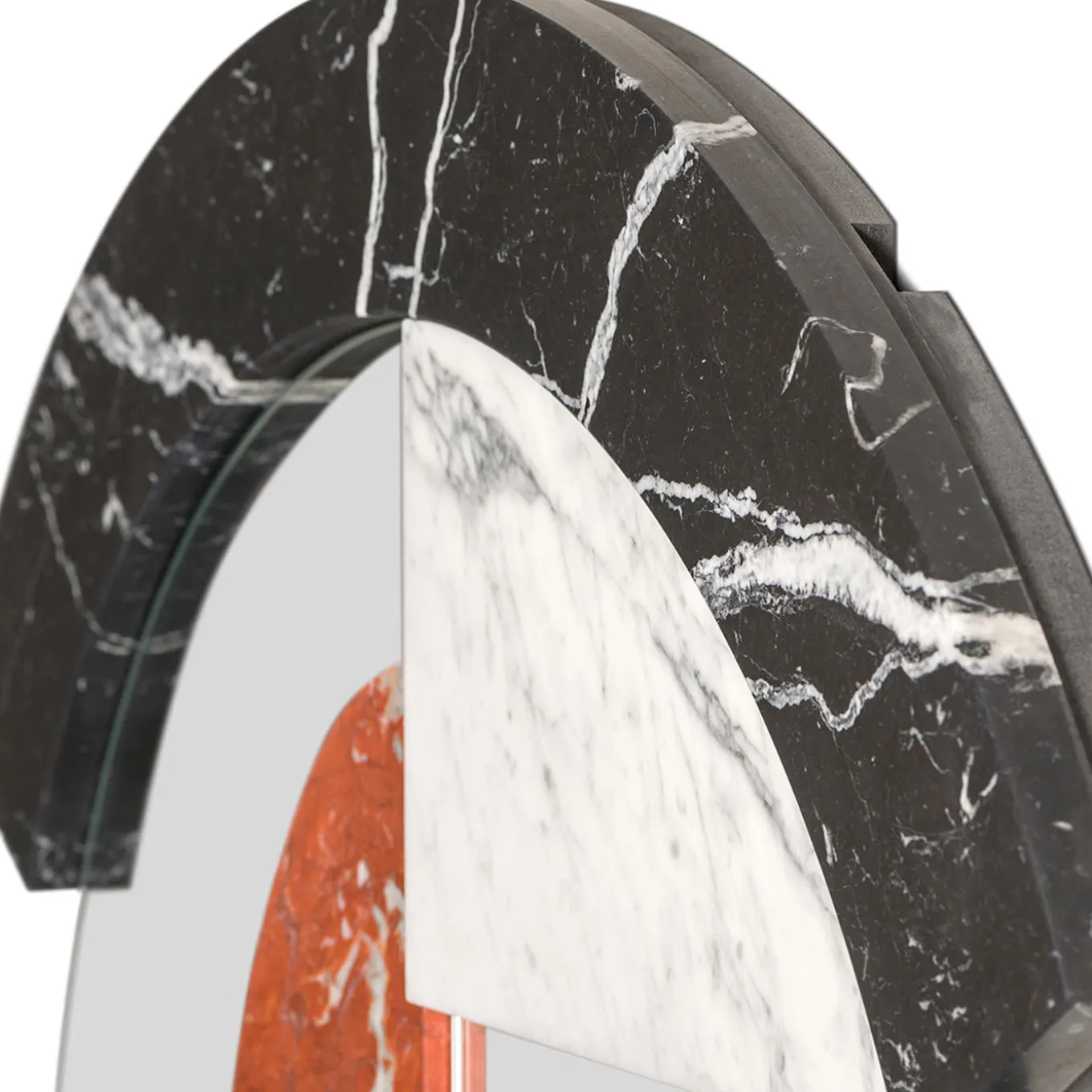 Friends Circle Polychrome Table Mirror