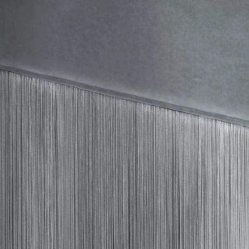 Fringed Gray Bench