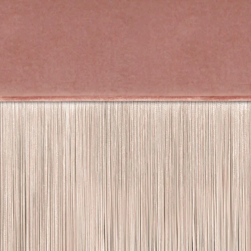 Fringed Pink Bench