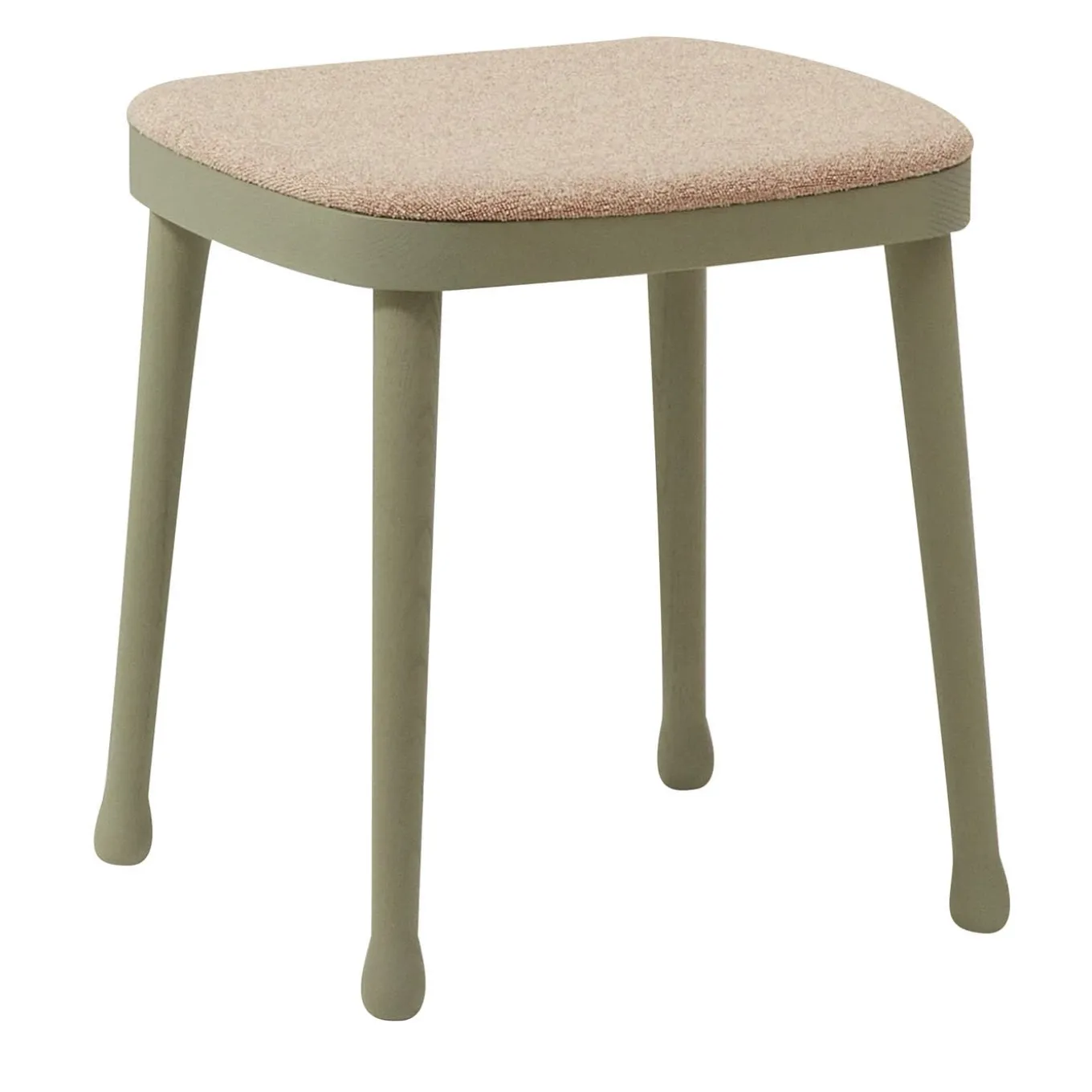Frisée 257 Green Stool by Cristina Celestino