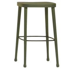 Frisée 260 Green Stool by Cristina Celestino