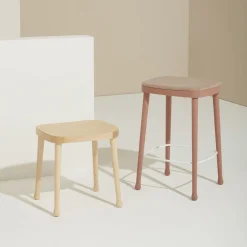 Frisée 256 Natural Stool by Cristina Celestino