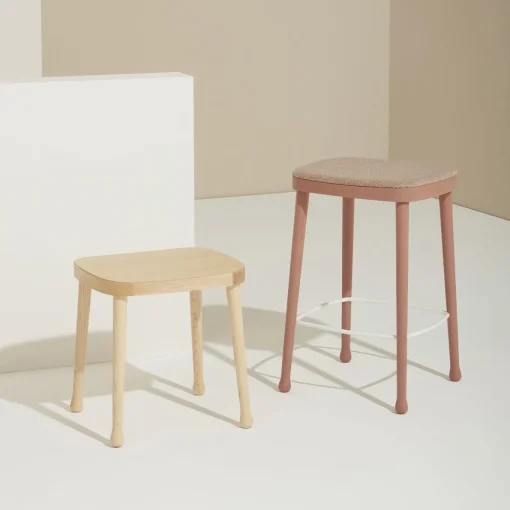 Frisée 256 Natural Stool by Cristina Celestino