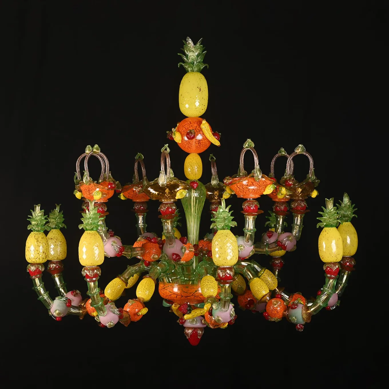 Frutta 16-Light Polychrome Chandelier