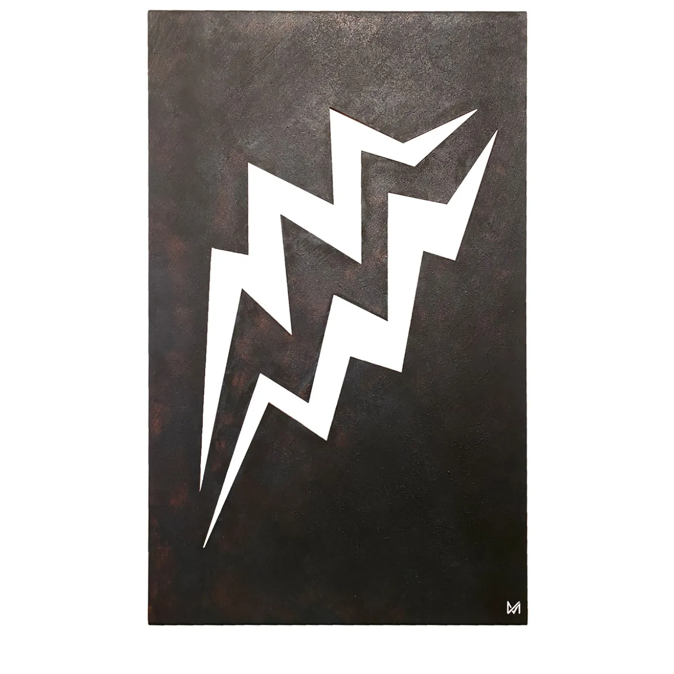 Fulmini Aluminum Sculpture Burn