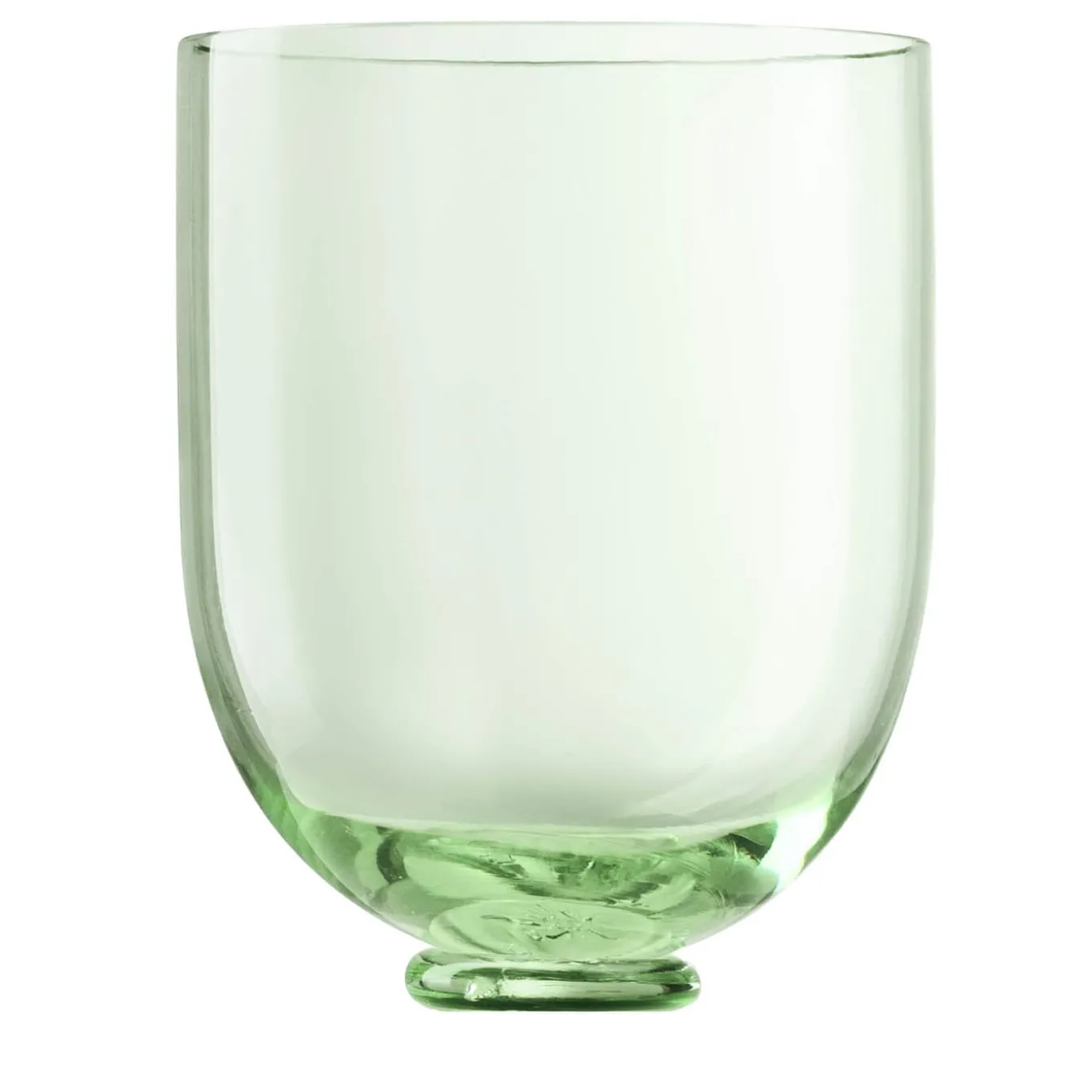 Fungo Green Murano Glass Water Glass
