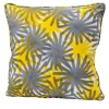 Fuochi Yellow and Grey Cushion
