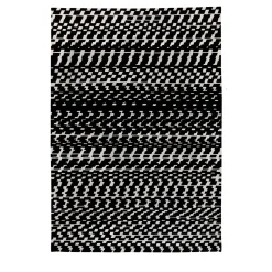 Fuoritempo Kilim Rug Black and White by Paolo Giordano e Nicole Jeanneret