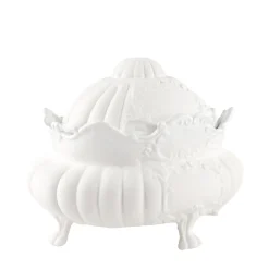 Futura 18 White Ceramic Soup Tureen