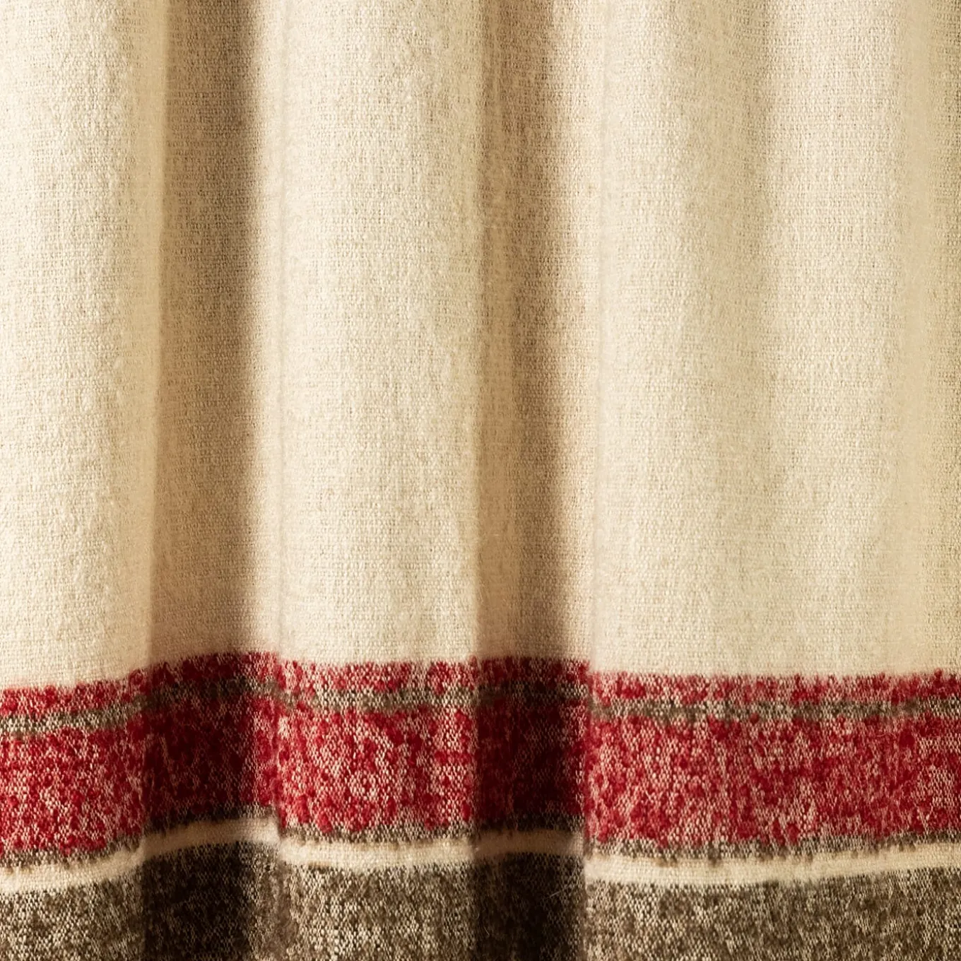 Futuro Fringed Striped Polychrome Blanket