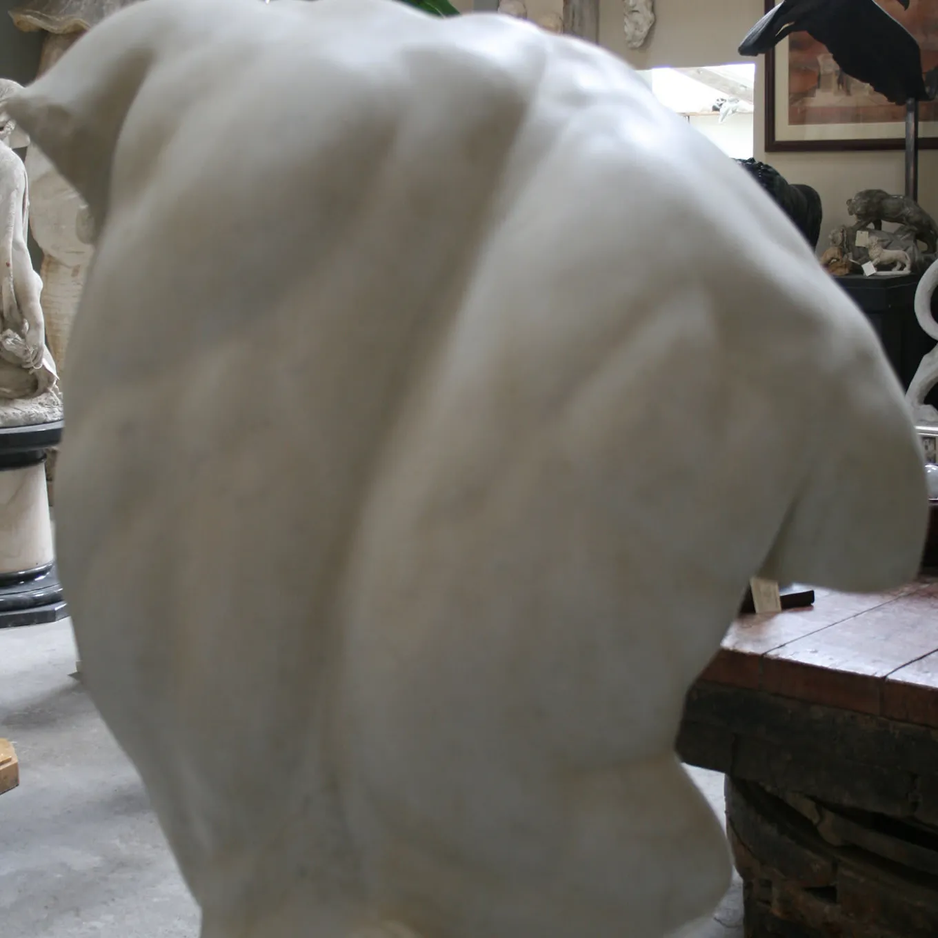Gaddi Torso Marble Sculpture