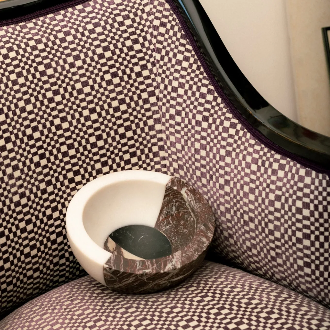 Gae Large Multicolor Marble Bowl by Arthur Arbesser