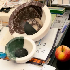 Gae Large Multicolor Marble Bowl by Arthur Arbesser