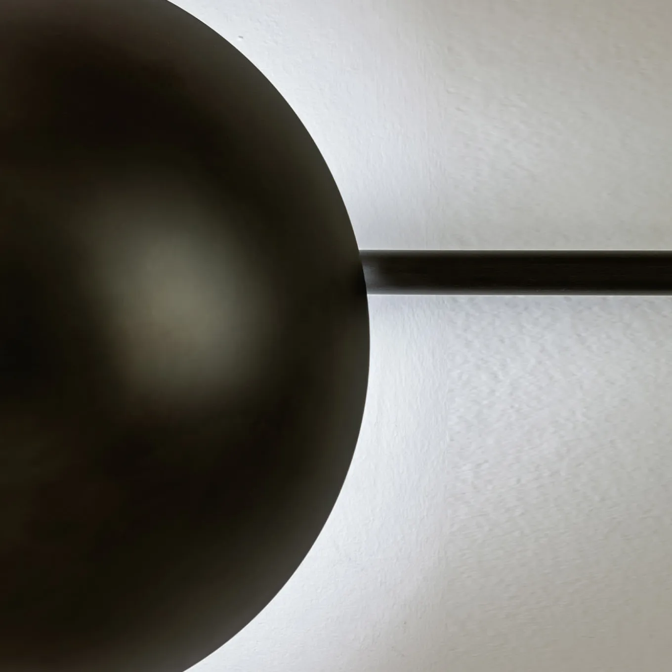 Gaia Black Iron Cenere Wall Lamp