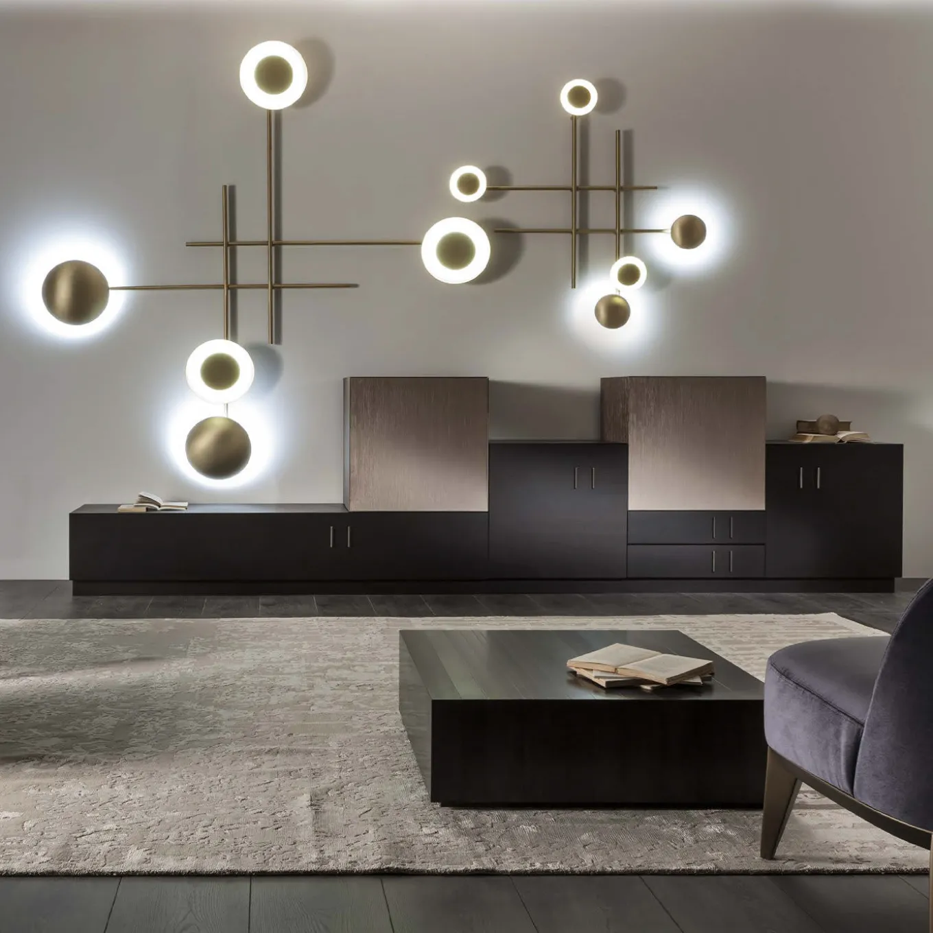 Gaia Large Wall Lamp by Cesare Arosio