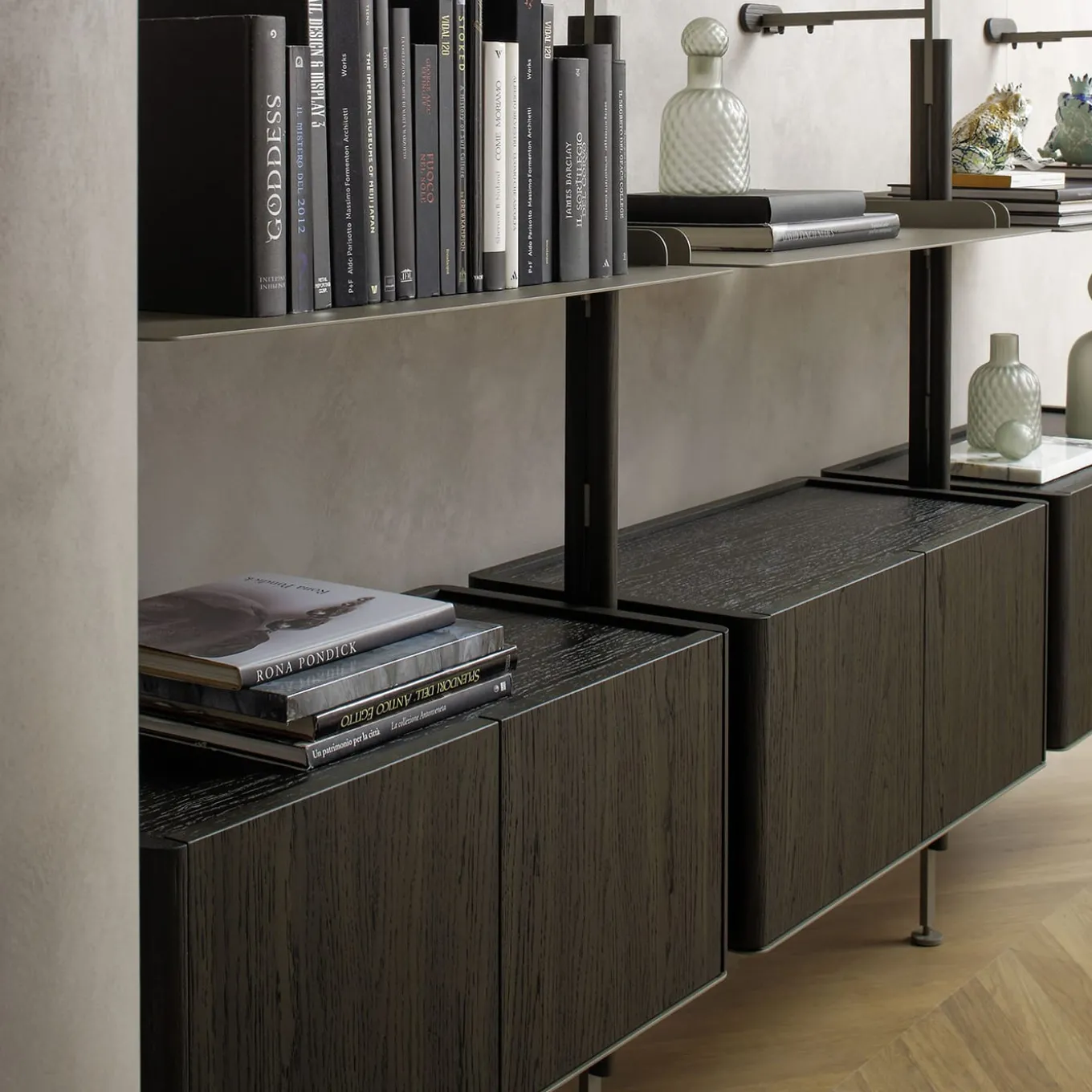 Galaxy Laguna Oak Wood Wall Composition