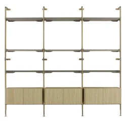 Galaxy Solid Oak Wood Wall Composition