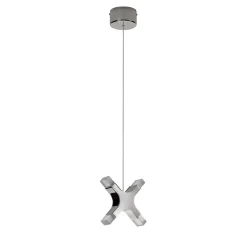 Galaxy White Nickel Single Pendant Lamp