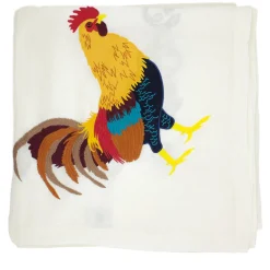 Gallo Multicolor Rectangular Ivory Tablecoth