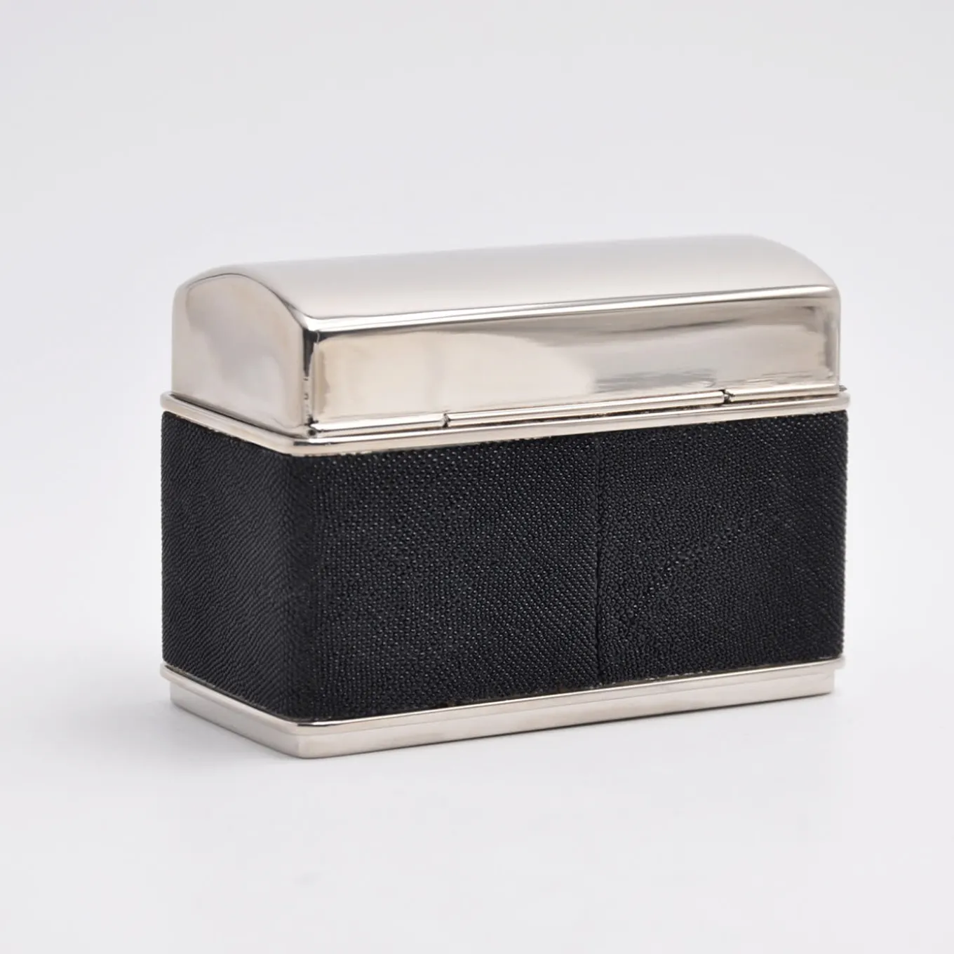 Galucharme Black Shark Leather Cigarette Holder by Nino Basso