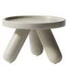 Gambino Small Gray Ceramic Stand by Aldo Cibic