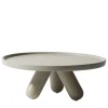 Gambone Large Gray Ceramic Stand by Aldo Cibic