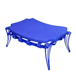 Garden Blu Pouf by Carlo Rampazzi