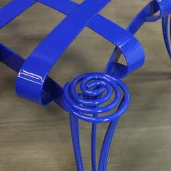 Garden Blu Pouf by Carlo Rampazzi