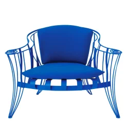 Garden Blue Armchair by Carlo Rampazzi