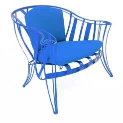 Garden Blue Armchair by Carlo Rampazzi