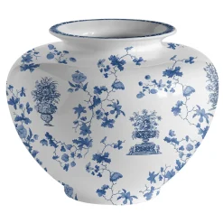Garden Of Eden Large Amphora Porcelain Vase H24Cm