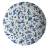 Garden Of Eden Porcelain Soup Plate With Blue Branches