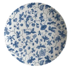 Garden Of Eden Porcelain Soup Plate With Blue Branches