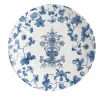 Garden Of Eden Set Of 2 Porcelain Bread Plates With Tiny Blue Vase #5