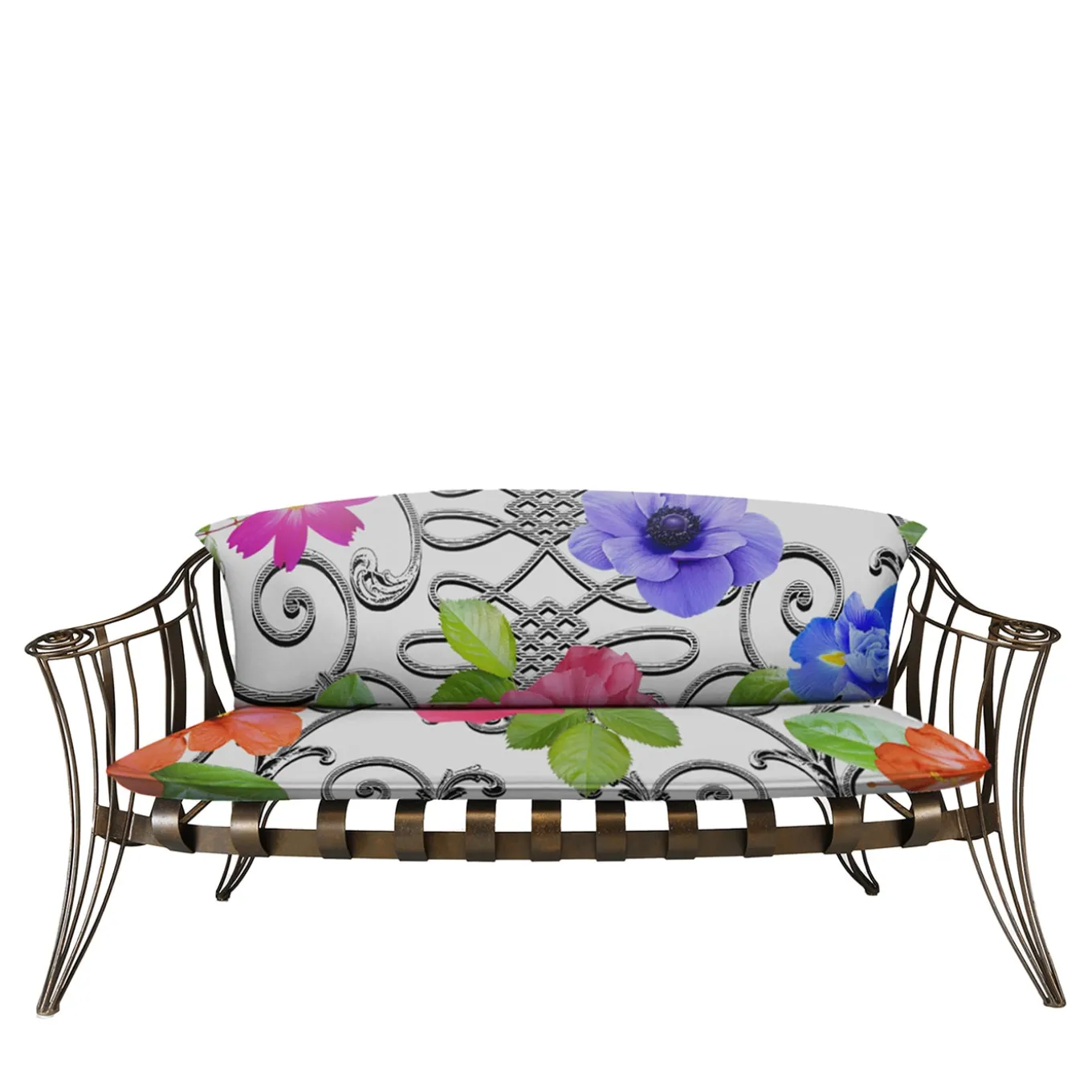 Garden White Flower sofa by Carlo Rampazzi