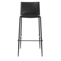Gazzella Black Bar Stool