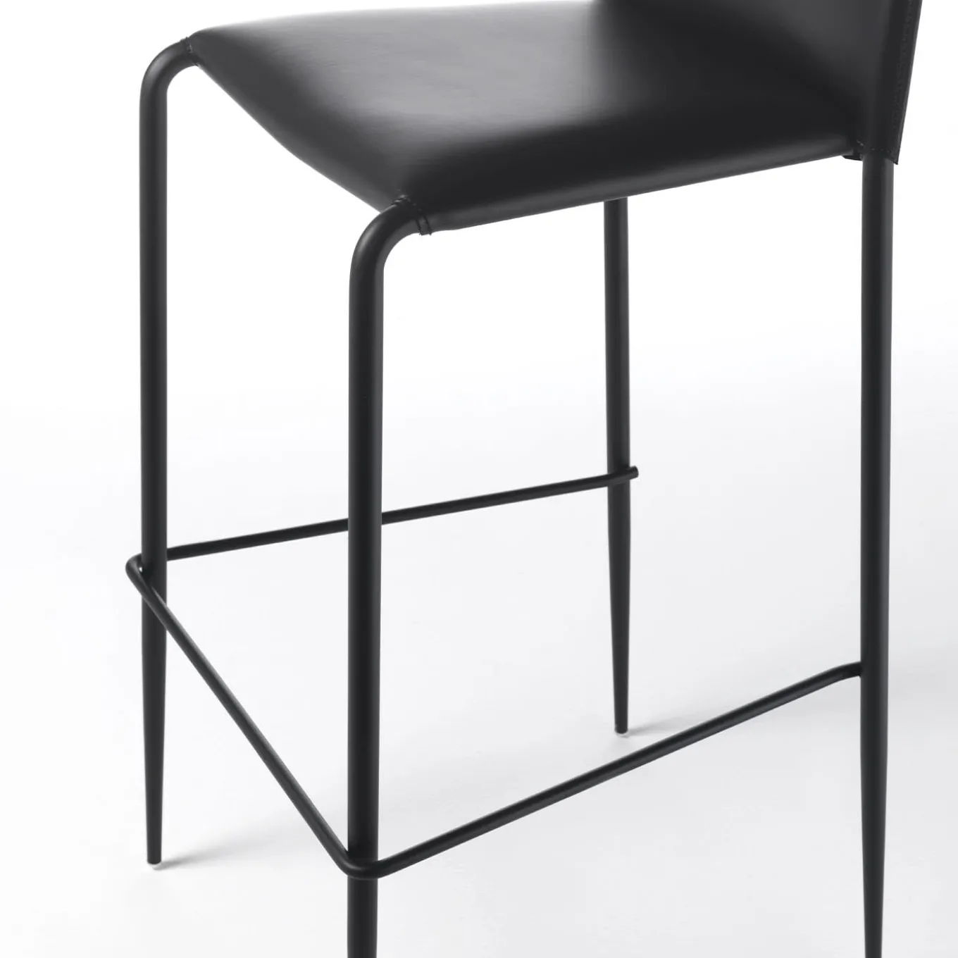 Gazzella Black Bar Stool