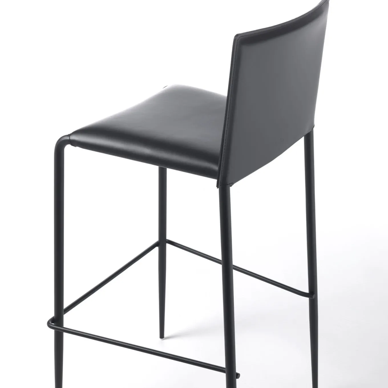 Gazzella Black Bar Stool