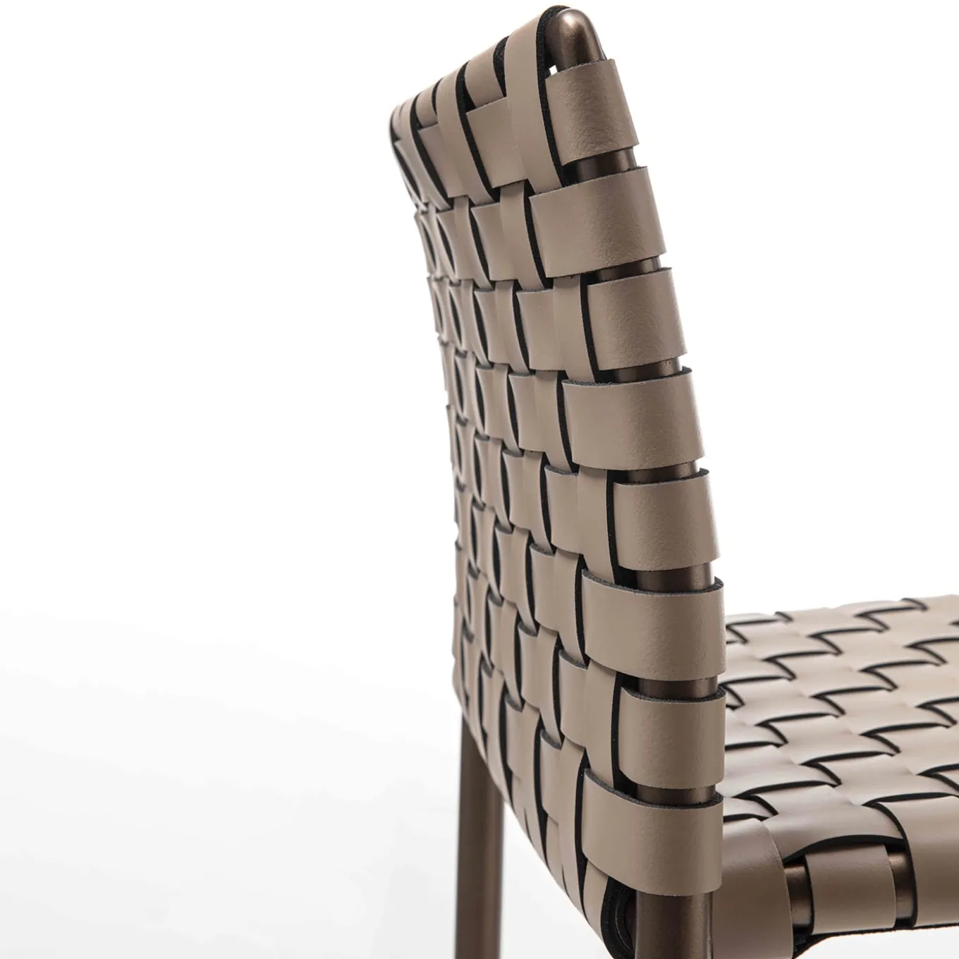 Gazzella Brown Woven Bar Stool