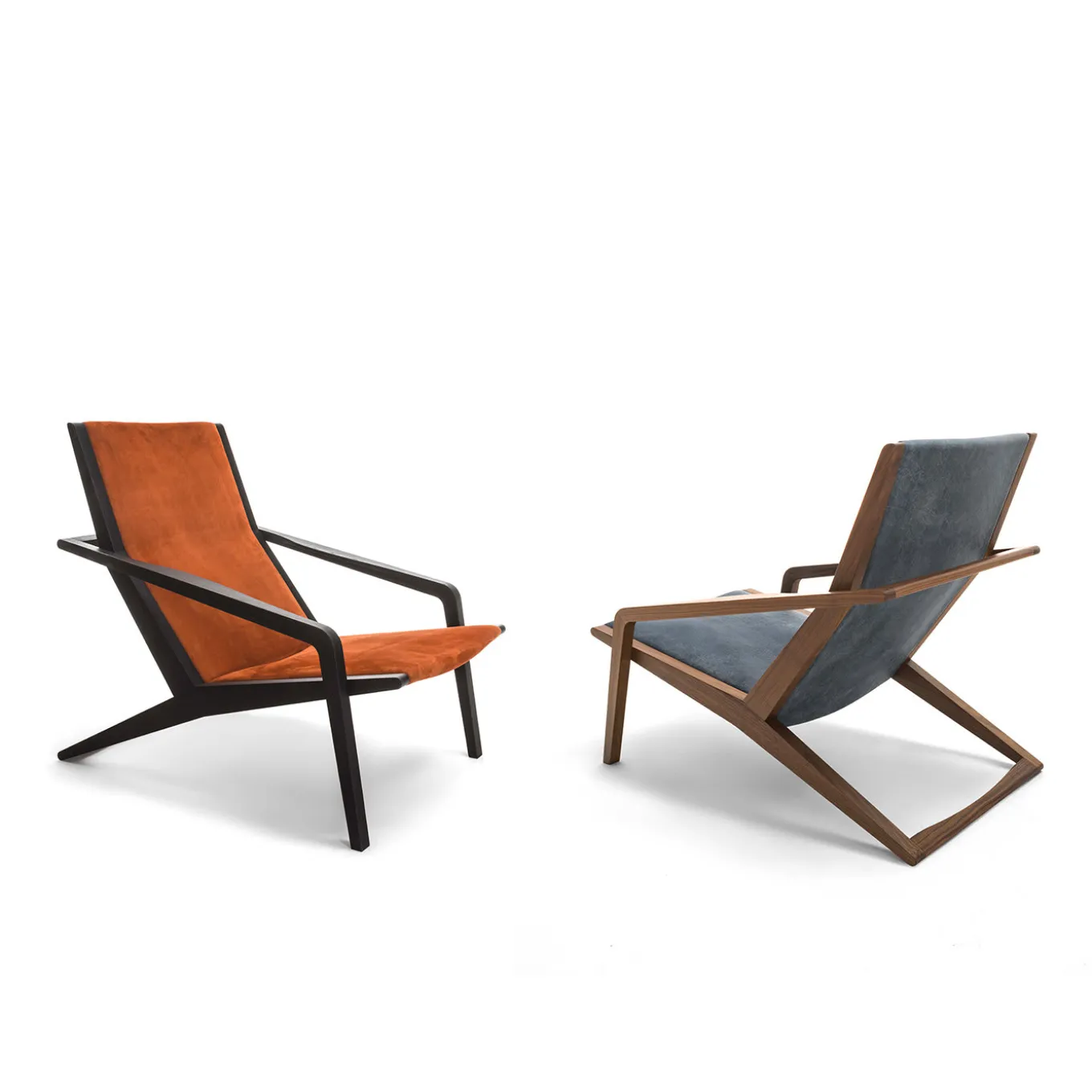 Gazzella orange lounge chair